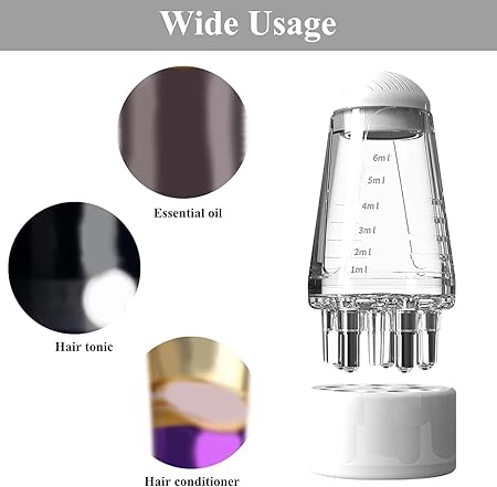 Scalp Applicator Liquid Comb Portable Mini Massage Comb Essential Oil Liquid Guiding Massager Anti Hair Loss Scalp Care Tools
